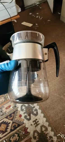 Corning glass coffee pot - corning,